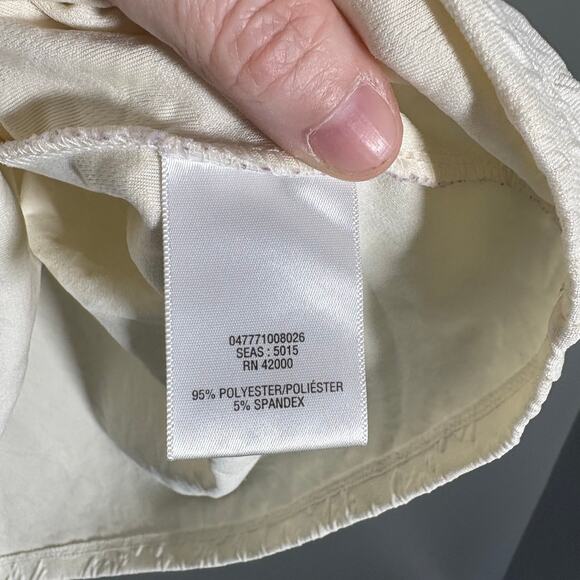 Jaclyn Smith White Textured Leopard Print Top - Size 1X - Women's Plus Size - Picture 5 of 6